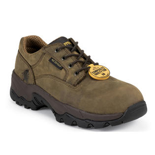 Chippewa Men's Chippewa Waterproof Oxford Composite Toe Work Shoe Brown 55158 (EEE) Chippewa Men's Chippewa Waterproof Oxford Composite Toe Work Shoe Brown 55158 (EEE)