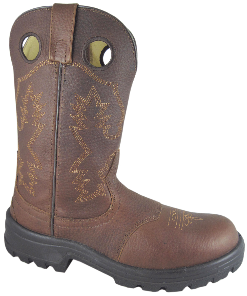 Smoky Mountain Men's Smoky Mountain Dillon Leather Wellington Steel Toe Boots Brown Medium 4494 Smoky Mountain Men's Smoky Mountain Dillon Leather Wellington Steel Toe Boots Brown Medium 4494