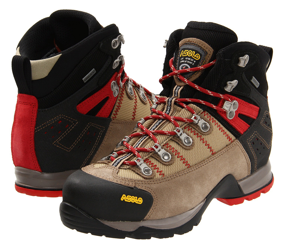 Asolo Mens Asolo Fugitive GTX Waterproof Hiking Boots Wool/Black Suede Wide 0M3440_508 Asolo Mens Asolo Fugitive GTX Waterproof Hiking Boots Wool/Black Suede Wide 0M3440_508