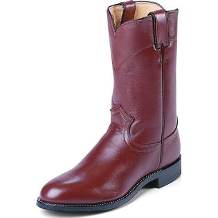 Justin Men's Justin Western Classic Roper Boots Tan Kiddie Round Toe Wide (2E) 3404 Justin Men's Justin Western Classic Roper Boots Tan Kiddie Round Toe Wide (2E) 3404