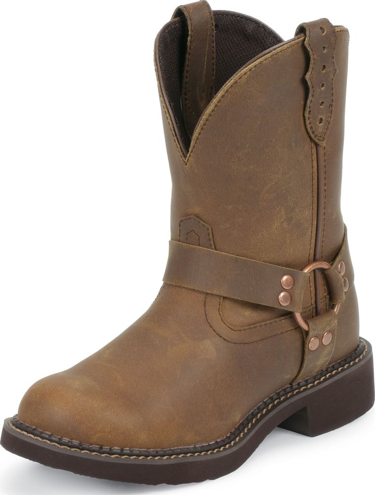 Justin Justin Gypsy Women's Round Toe Western Harness Boots Bay Apache Medium B(M) L9992 Justin Justin Gypsy Women's Round Toe Western Harness Boots Bay Apache Medium B(M) L9992