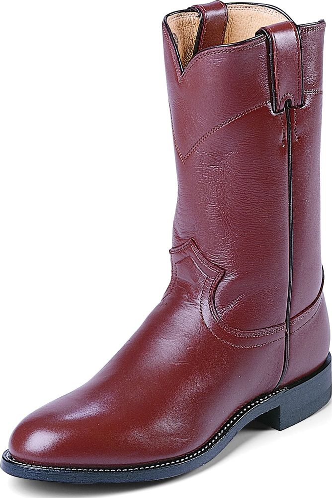 Justin Men's Justin Western Classic Roper Boots Tan Kiddie Round Toe Extra-Wide (EEE) 3404 Justin Men's Justin Western Classic Roper Boots Tan Kiddie Round Toe Extra-Wide (EEE) 3404