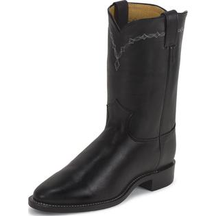 Justin Men's Justin Western Classic Roper Boots Made In USA Black Chester Wide (2E) 3233 Justin Men's Justin Western Classic Roper Boots Made In USA Black Chester Wide (2E) 3233