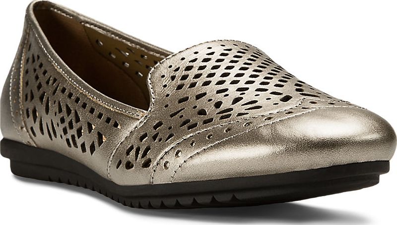 Cobb Hill Womens Cobb Hill IVY Flats Leather Shoes Medium B(M) Gray CBR02PT Cobb Hill Womens Cobb Hill IVY Flats Leather Shoes Medium B(M) Gray CBR02PT