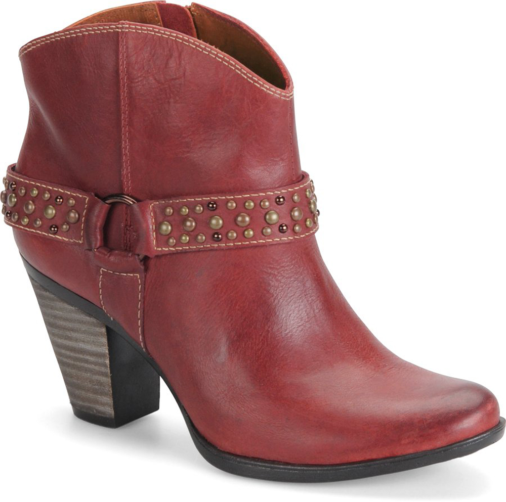 Sofft Women's Sofft Noreen High Heel Western Ankle Boot Red Leather 1417609 B(M) Sofft Women's Sofft Noreen High Heel Western Ankle Boot Red Leather 1417609 B(M)