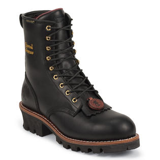 Chippewa Men's Chippewa Insulated Waterproof Logger EH Steel Toe Boot Black 73050 (D, M) Chippewa Men's Chippewa Insulated Waterproof Logger EH Steel Toe Boot Black 73050 (D, M)