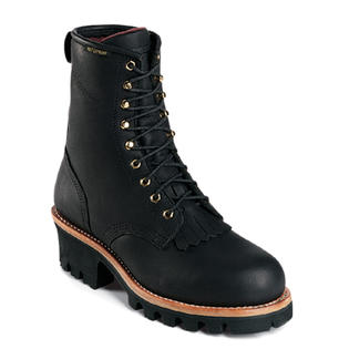 Chippewa Mens Chippewa 8-inch Logger Waterproof Insulated boot Black Leather 73051 (EEE) Chippewa Mens Chippewa 8-inch Logger Waterproof Insulated boot Black Leather 73051 (EEE)