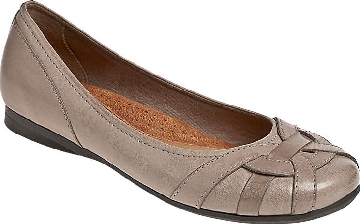 Cobb Hill Womens Cobb Hill EVA Flats Leather Shoes Wide (C,D,W) Beige CAH11TP Cobb Hill Womens Cobb Hill EVA Flats Leather Shoes Wide (C,D,W) Beige CAH11TP
