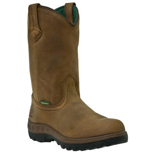 John Deere Work Boots Mens Waterproof Steel Toe Wellington Tan JD4604 John Deere Work Boots Mens Waterproof Steel Toe Wellington Tan JD4604