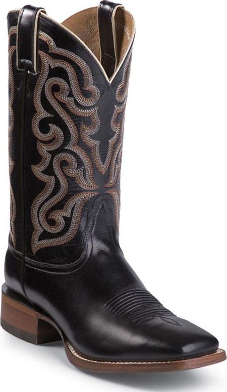 UPC 764556859085 product image for Men's Nocona Calfskin Leather Cowboy Boots Made In USA Black Medium NB4030 | upcitemdb.com