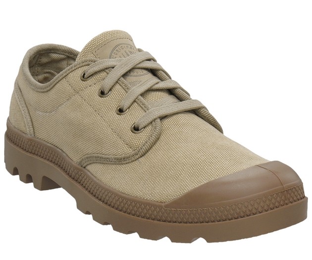 UPC 845946000178 product image for Men Palladium Pampa Casual Oxfords Cotton Canvas Shoes Lace-Up 02351-261 | upcitemdb.com