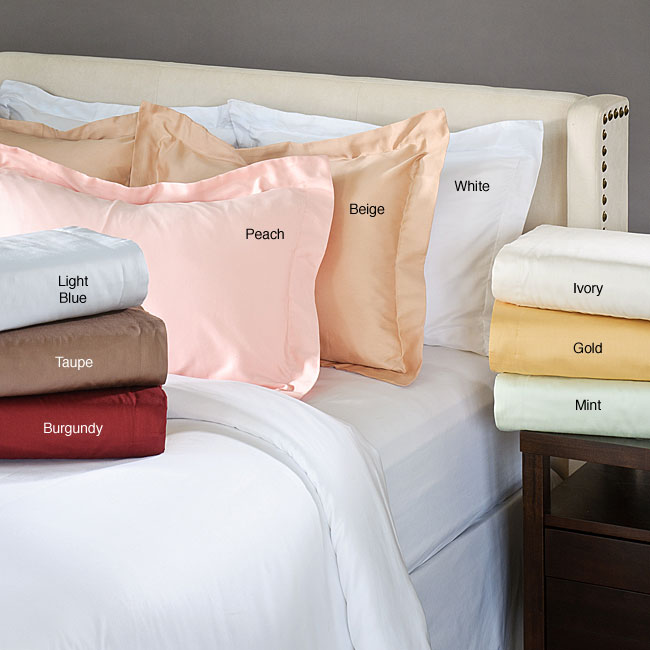 AT HOME by O Egyptian Cotton 300 Thread Count Solid 3-piece Duvet Set at Sears.com