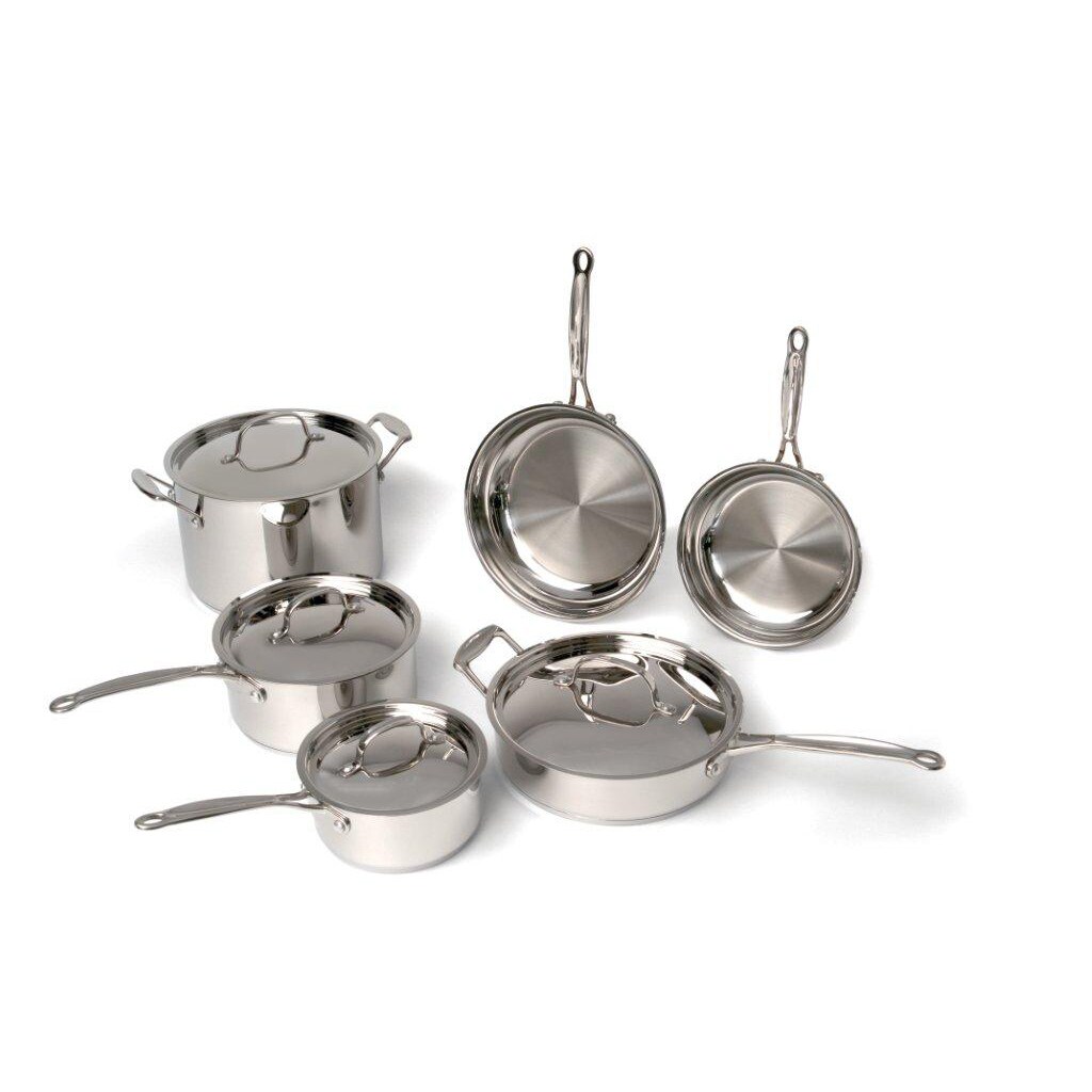 Overstock.com BergHOFF 'Earthchef' Premium Copper Clad 10-piece Cookware Set at Sears.com