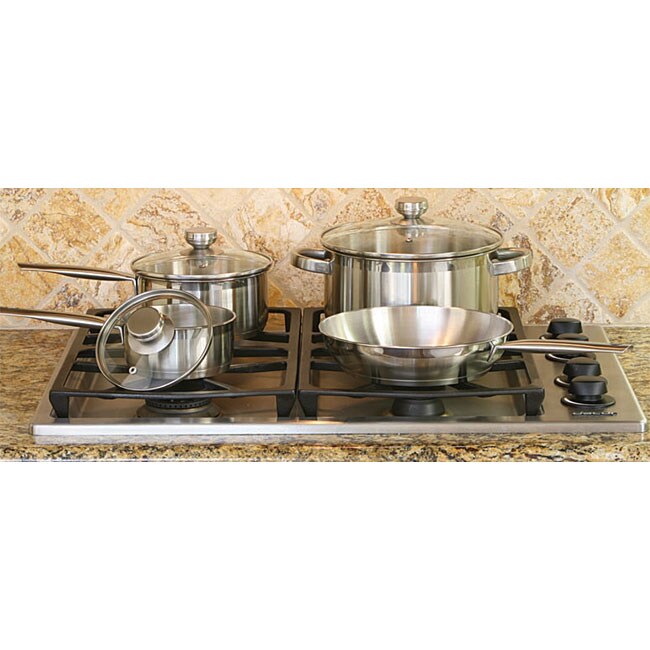 Professional 18/10 Stainless Steel 7-piece Cookware Set