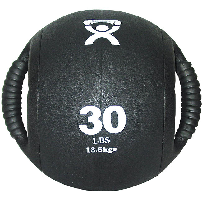 Sports and Toys by O Cando 30-pound Dual-handle Black Medicine Ball at Sears.com