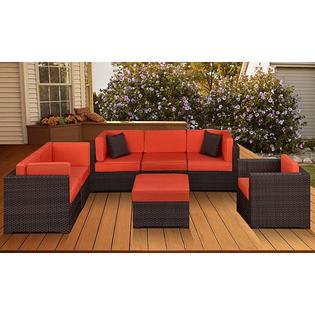 Overstock.com Naples 7-piece Patio Furniture Set - Outdoor Living