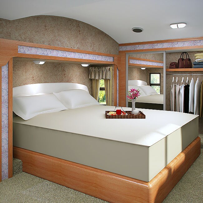 Overstock.com Accu-Gold Memory Foam Mattress 13-inch California King-size Bed Sleep System at Sears.com
