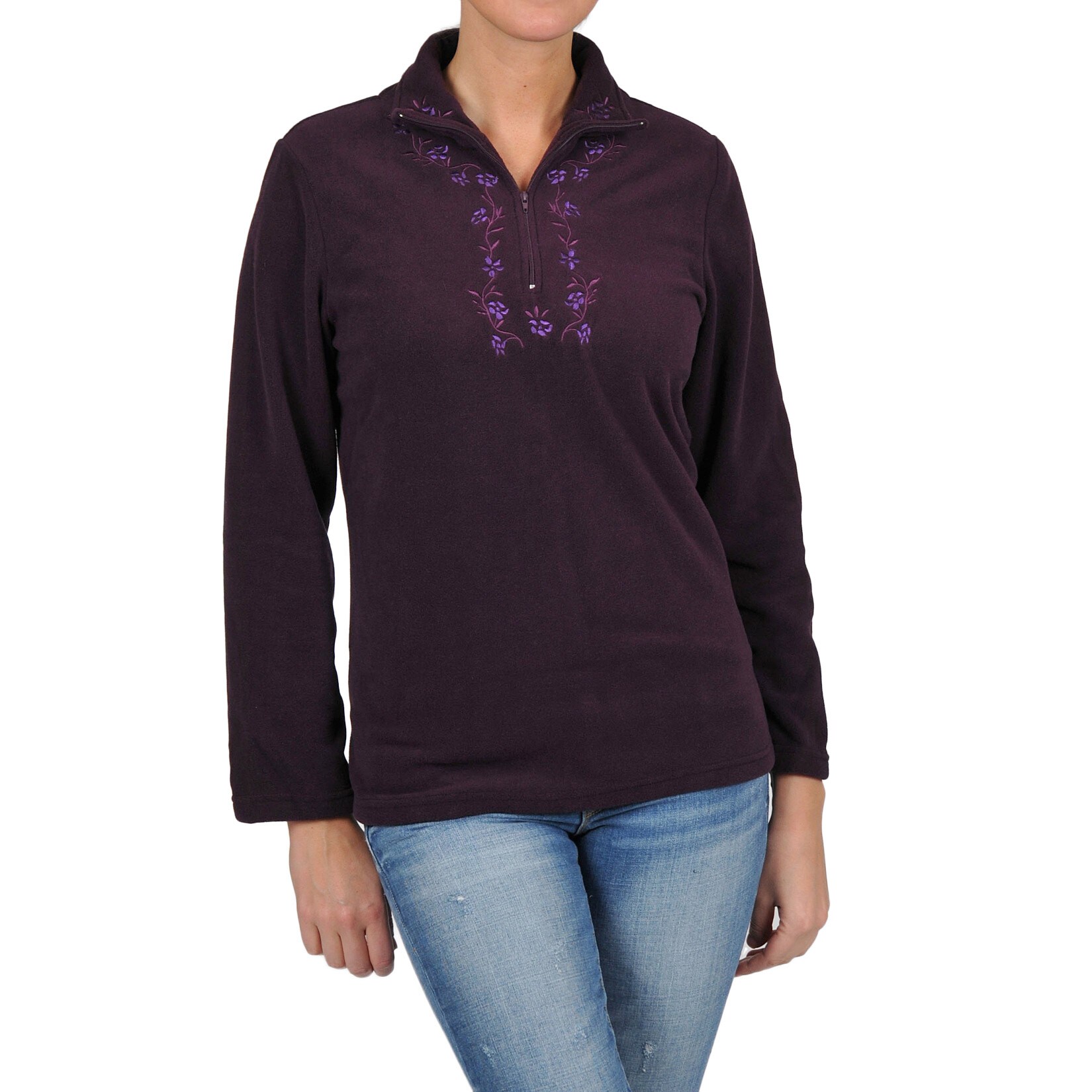 Oliver & James La Cera Women's Long Sleeve Half-zip Pullover Fleece Jacket at Sears.com