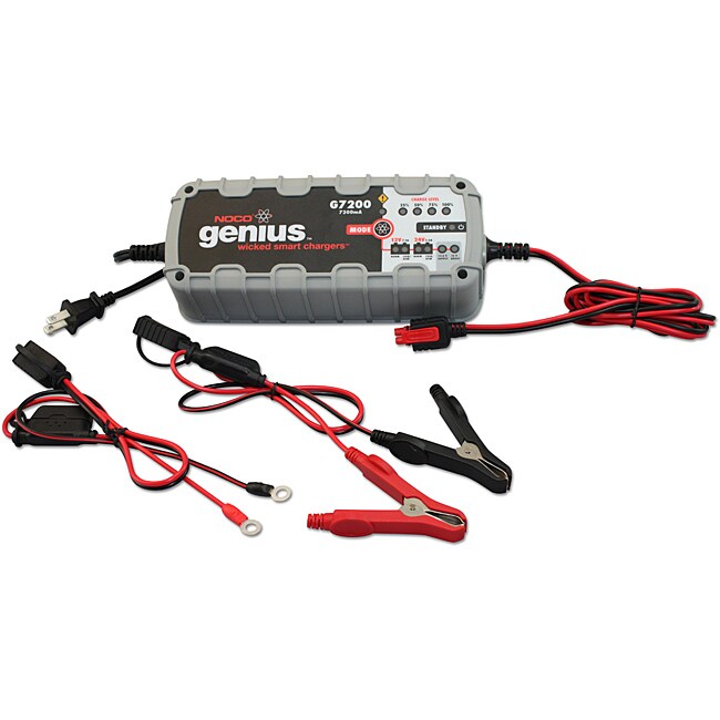 Overstock.com NOCO Genius G7200 12V And 24V 7200mA Battery Charger at Sears.com