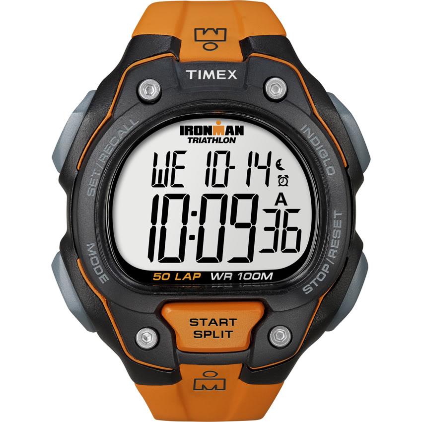 Eziba Collection Timex Men's T5K493 Ironman Traditional 50-Lap Orange/Black Watch at Sears.com