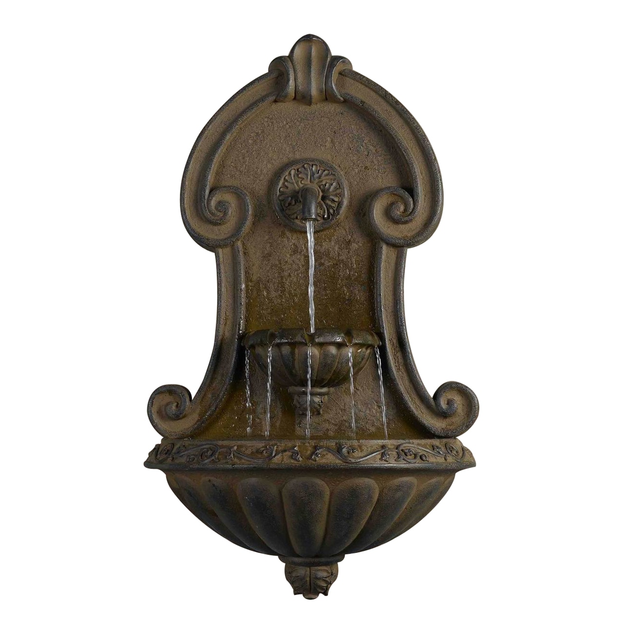 Overstock.com Muro Elegante Copper Finish Wall Water Fountain at Sears.com