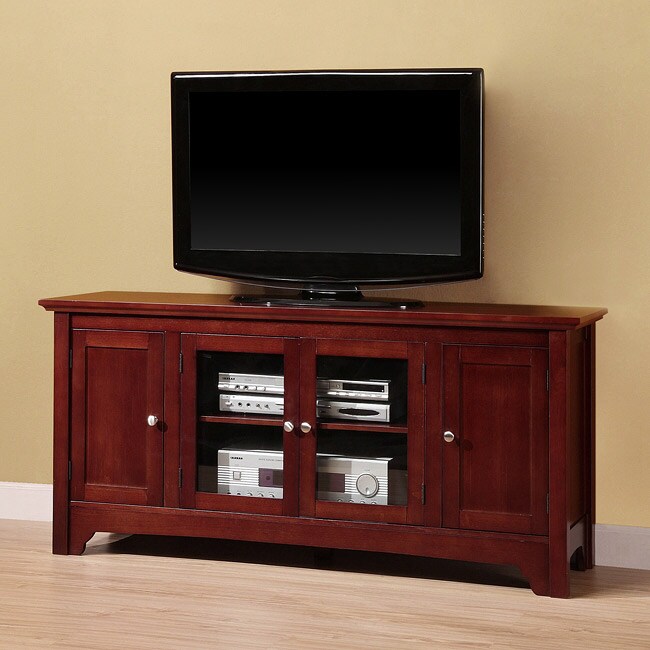AT HOME by O Brown Solid Wood 53-inch TV Stand at Sears.com