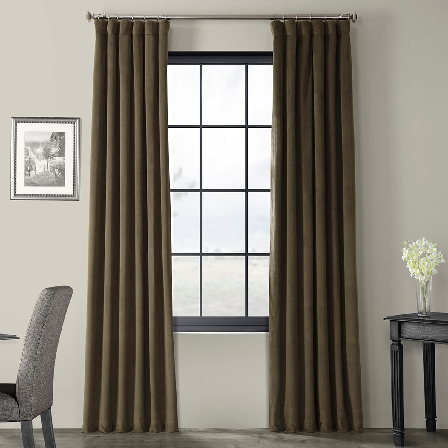 Hunter Green Shower Curtain from Sears.