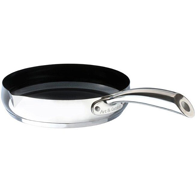 Art & Cuisine Chaudron 11-inch Stainless Steel Frypan with Ceramic Coating