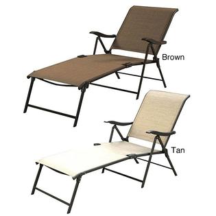 Overstock.com Outdoor Patio Sling Folding Lounger (Set of 4) Overstock.com Outdoor Patio Sling Folding Lounger (Set of 4)
