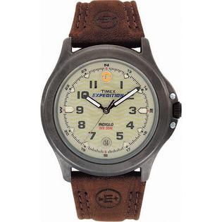 Timex Men's T47012 Expedition Metal Field Leather Strap Watch Timex Men's T47012 Expedition Metal Field Leather Strap Watch