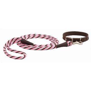 Mendota Pink/ Chocolate Twist 6-foot Snap Dog Leash Mendota Pink/ Chocolate Twist 6-foot Snap Dog Leash