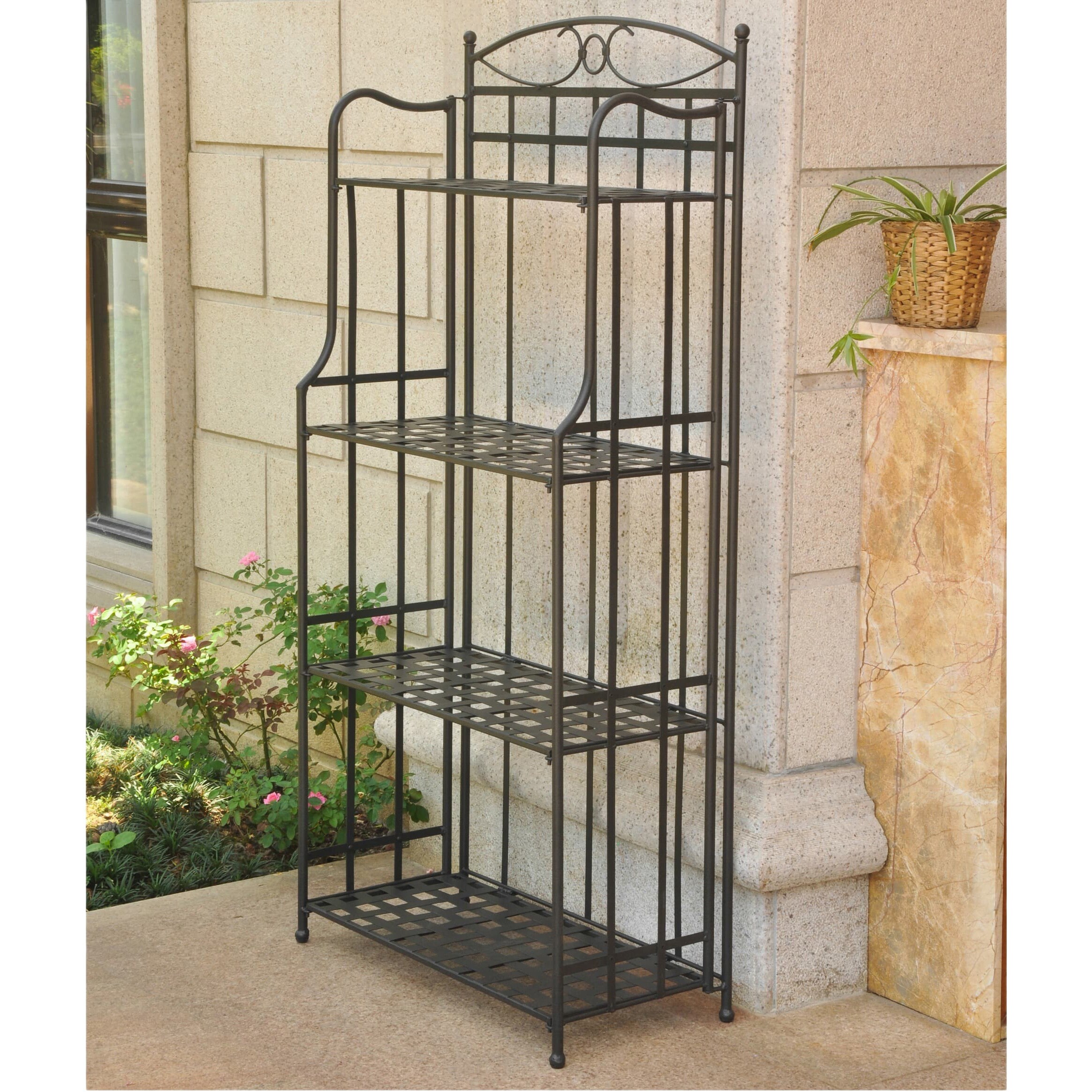 Outdoor Bakers Rack Plant Stand from