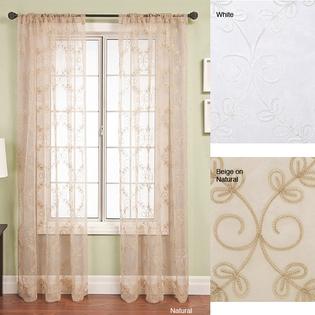 Overstock.com Monroe Rod Pocket 120-inch Window Panel Overstock.com Monroe Rod Pocket 120-inch Window Panel