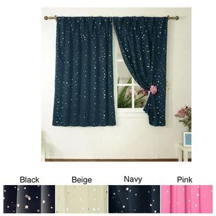  Star Struck Insulated Thermal Blackout 63-inch Curtain Pair  Star Struck Insulated Thermal Blackout 63-inch Curtain Pair
