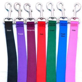 Majestic Pet Majestic Pets Solid-color Nylon/Nickle-plated-metal Six-foot Dog Leash Majestic Pet Majestic Pets Solid-color Nylon/Nickle-plated-metal Six-foot Dog Leash