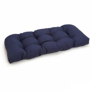 Blazing Needles Blazing Needles Solid Tufted All-weather U-shaped Outdoor Settee Bench Cushion Blazing Needles Blazing Needles Solid Tufted All-weather U-shaped Outdoor Settee Bench Cushion
