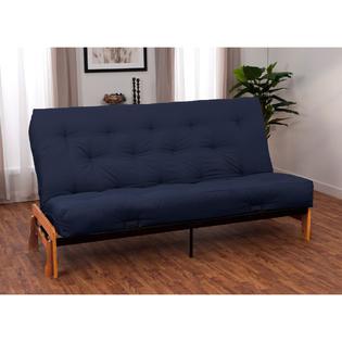EpicFurnishings Boston Queen Armless Futon Frame/ Premier Mattress Set EpicFurnishings Boston Queen Armless Futon Frame/ Premier Mattress Set