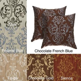 Overstock.com  Roman 18-inch Decorative Pillows (Set of 2) Overstock.com  Roman 18-inch Decorative Pillows (Set of 2)