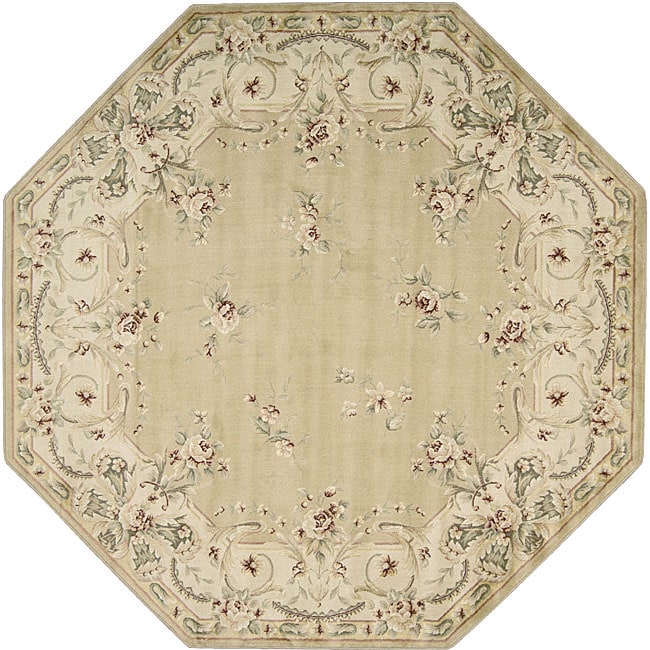 Overstock.com Gold Wool Rug (7'10 Octagon) at Sears.com