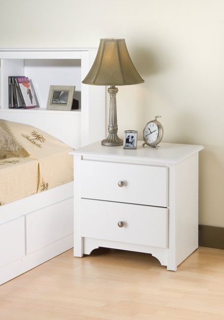 Overstock.com Winslow White 2-drawer Nightstand at Sears.com