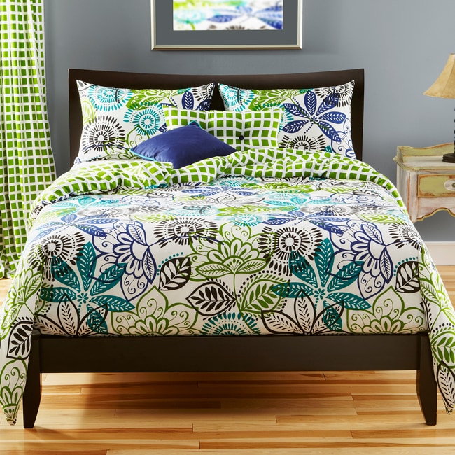 Overstock.com Bali Reversible Full-size 6-piece Duvet Cover Set at Sears.com
