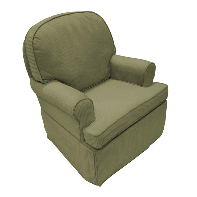 Overstock.com The Rockabye Glider Co. Taylor Viva Storm Chenille Cord Glider at Sears.com