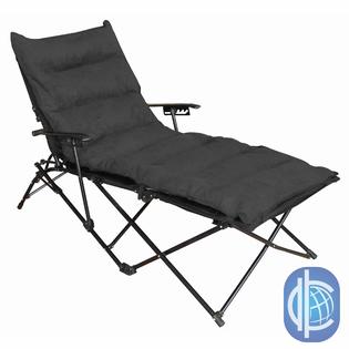 International Caravan International Caravan Indoor/ Outdoor Folding Chaise Lounge Chair with Microsuede Seat Cover International Caravan International Caravan Indoor/ Outdoor Folding Chaise Lounge Chair with Microsuede Seat Cover