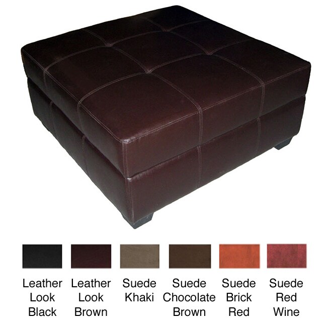 Overstock.com Vanderbilt 36-inch Square Hinged Storage Bench/ Ottoman at Sears.com