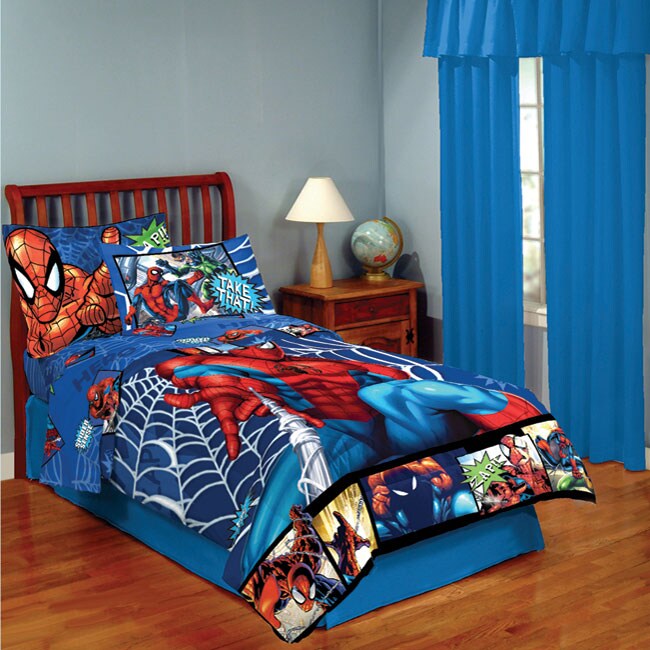 Overstock.com Spider-Man 4-piece Twin-size Bed in a Bag with Sheet Set at Sears.com
