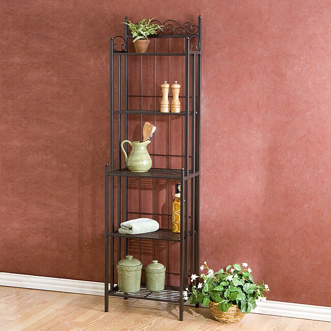 Overstock.com Metal Grey Baker's Rack at Sears.com