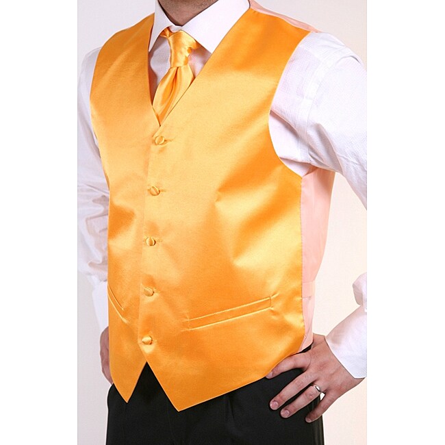 Overstock.com Ferrecci Men's Orange 2-piece Vest Set at Sears.com