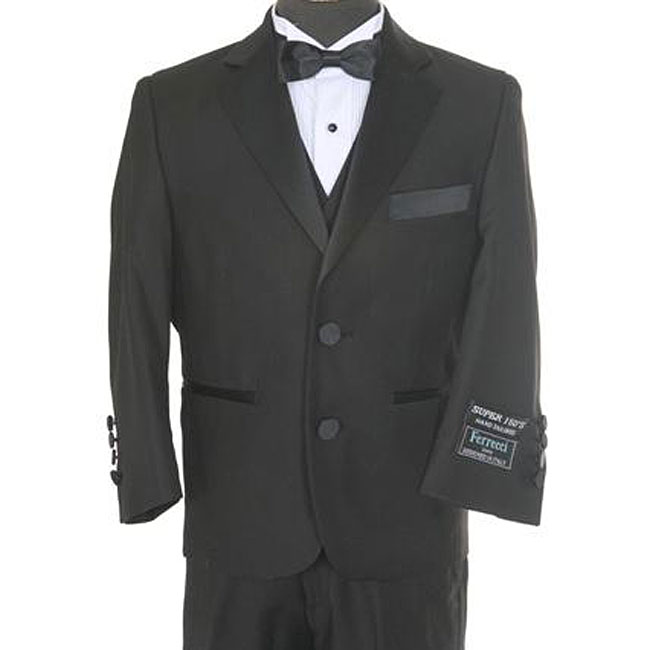 Overstock.com Ferrecci Boy's Black 3-piece Tuxedo at Sears.com