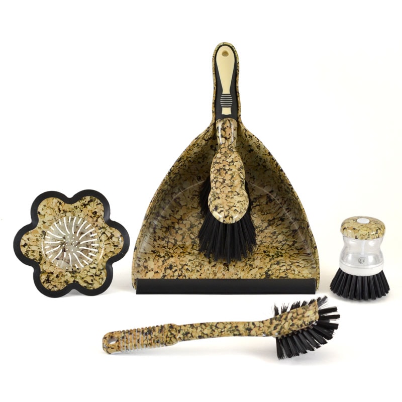 Overstock.com 4-piece Sandstone Household Cleaning Set at Sears.com