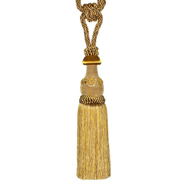 Overstock.com Bright Gold Designer Tassel Tiebacks (Set of 2) at Sears.com